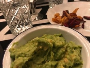 guac + veg crisps