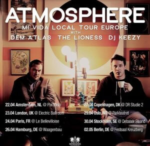 atmosphere tour europe