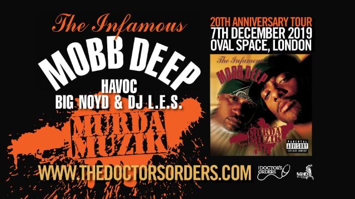 EVENT | MOBB DEEP MURDA MUZIK 20TH ANNIVERSARY SATURDAY 7TH