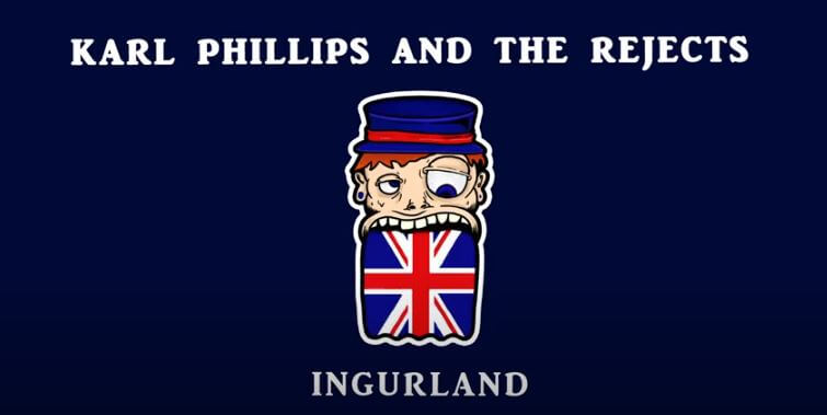 REVIEW | KARL PHILLIPS & THE REJECTS DON’T HOLD BACK WITH NEW SINGLE 'INGURLAND'