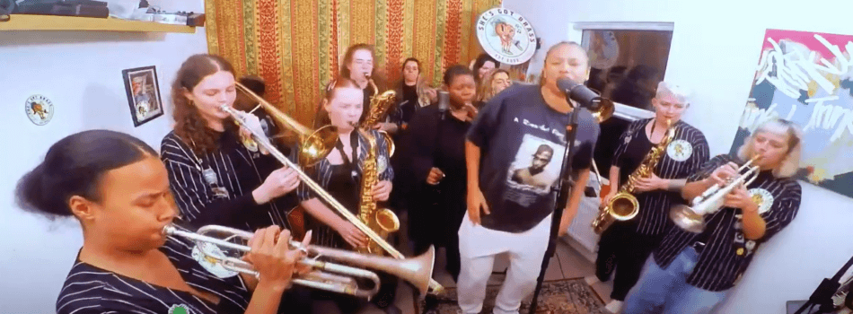 BRASS MEETS BARS: AMY TRUE AND SHE’S GOT BRASS BRING A BOLD NEW SOUND FOR LONDON’S JAZZ-HIP-HOP MOVEMENT